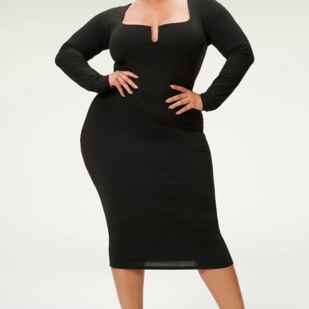 Good American U Ring Bodycon Dress